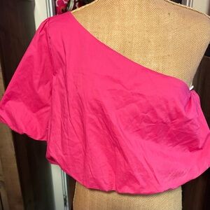 Show Me Your MuMu Fuchsia Cropped Top XL